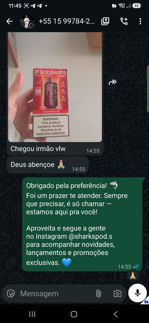 Depoimento de cliente — Cliente Sharks