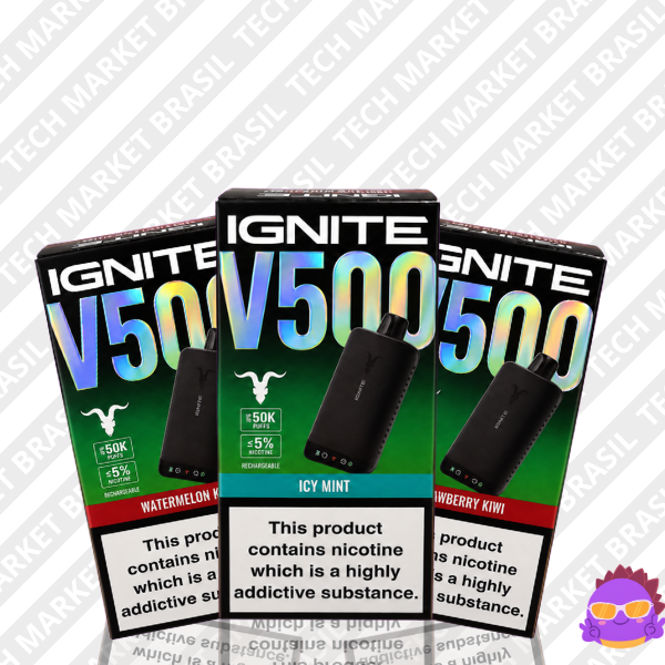 Ignite 50000 (V500) 50.000 puffs — pod descartável Ignite em Sorocaba